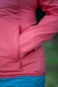 Husky Airy L light orange dámská mikina na zip