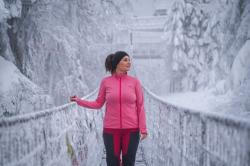 Husky Astel L pink dámská mikina