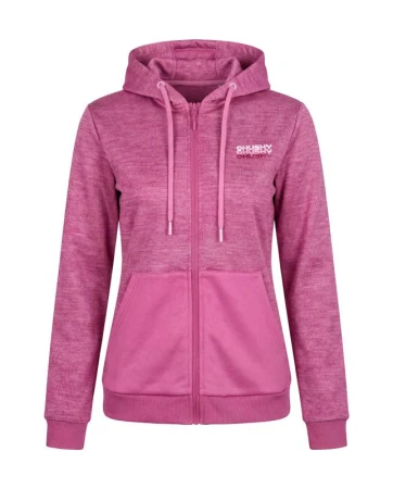 Husky Asta L pink dámská mikina s kapucí