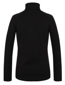 Husky Alou L black dámská mikina z merino vlny