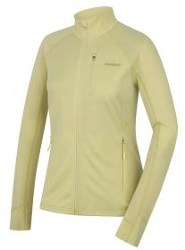 Husky Alou L bright green dámská mikina z merino vlny