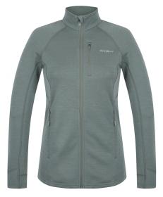 Husky Alou L faded green dámská mikina z merino vlny