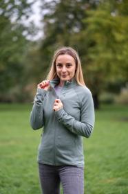 Husky Alou L faded green dámská mikina z merino vlny