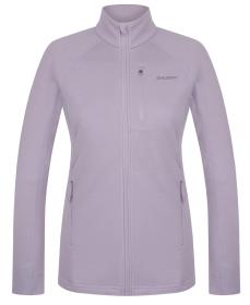 Husky Alou L light purple dámská mikina z merino vlny