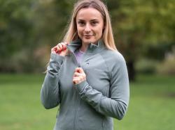 Husky Alou L light purple dámská mikina z merino vlny