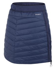 Husky Freez L lt.fd. wine/dk.blue dámská oboustranná zimní sukně