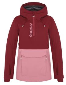 Husky Nabbi L bordo/pink dámská outdoor bunda