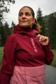 Husky Nabbi L bordo/pink dámská outdoor bunda