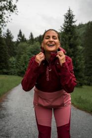 Husky Nabbi L bordo/pink dámská outdoor bunda