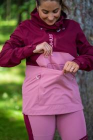 Husky Nabbi L bordo/pink dámská outdoor bunda