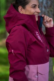 Husky Nabbi L bordo/pink dámská outdoor bunda