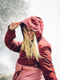 Husky Nabbi L bordo/pink dámská outdoor bunda