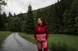 Husky Nabbi L bordo/pink dámská outdoor bunda