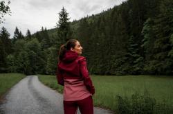 Husky Nabbi L bordo/pink dámská outdoor bunda