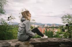 Husky Nabbi L bordo/pink dámská outdoor bunda