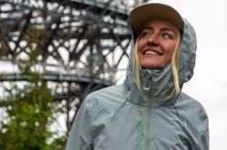 Husky Nabbi L bordo/pink dámská outdoor bunda