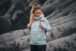 Husky Nabbi L bordo/pink dámská outdoor bunda