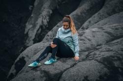 Husky Nabbi L bordo/pink dámská outdoor bunda