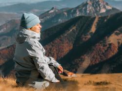 Husky Nabbi L bordo/pink dámská outdoor bunda