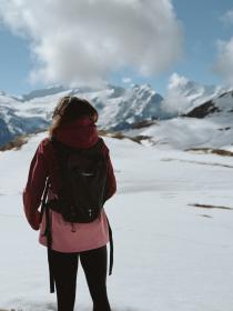 Husky Nabbi L bordo/pink dámská outdoor bunda