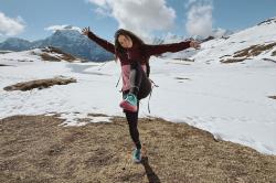 Husky Nabbi L bordo/pink dámská outdoor bunda