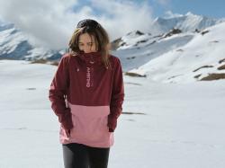 Husky Nabbi L bordo/pink dámská outdoor bunda