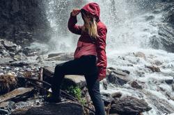 Husky Nabbi L orange dámská outdoor bunda