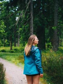 Husky Nakama L turquoise dámská outdoorová bunda