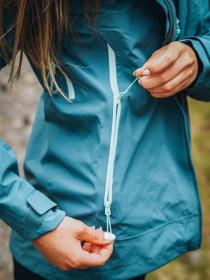 Husky Nakama L turquoise dámská outdoorová bunda