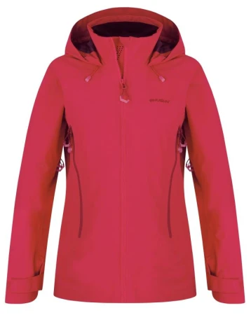 Husky Nakron L pink dámská outdoor bunda + šátek Kilpi