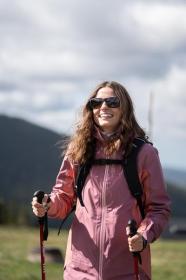 Husky Nanola L pink/orange dámská outdoorová bunda