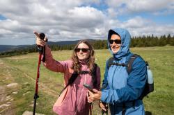 Husky Nanola L pink/orange dámská outdoorová bunda