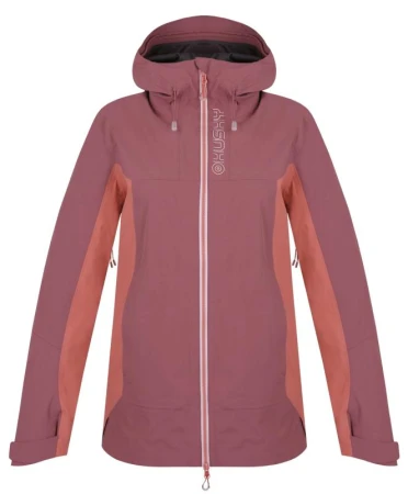 Husky Nanola L pink/orange dámská outdoorová bunda