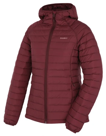 Husky Dreeser L dark bordo dámská péřová bunda