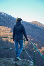 Husky Dreeser L red dámská péřová bunda