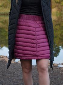 Husky Frozy L dk. magenta dámska páperová sukňa
