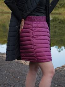 Husky Frozy L dk. magenta dámska páperová sukňa