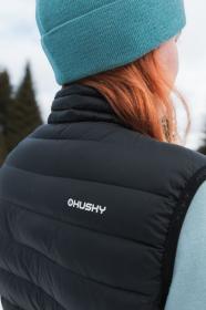 Husky Dresles L black dámská péřová vesta