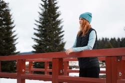 Husky Dresles L black dámská péřová vesta