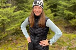 Husky Dresles L black dámská péřová vesta