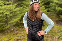 Husky Dresles L dark bordo dámská péřová vesta