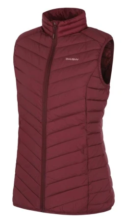 Husky Dresles L dark bordo dámská péřová vesta Husky Dresles L dark bordo dámská péřová vesta