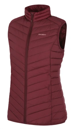 Husky Dresles L dark bordo dámská péřová vesta