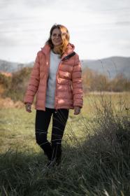 Husky Nenie L faded orange dámska plnená bunda