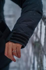 Husky Norel L black dámská plněná zimní bunda