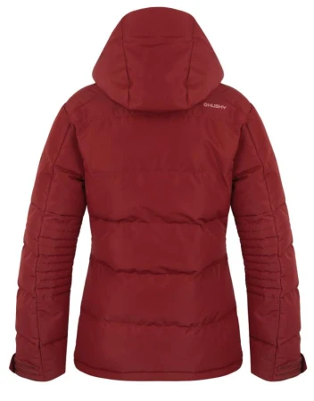 Husky Norel L dark bordo dámská plněná zimní bunda