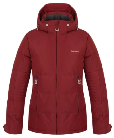 Husky Norel L dark bordo dámská plněná zimní bunda