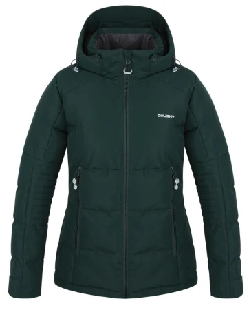 Husky Norel L dark green dámská plněná zimní bunda