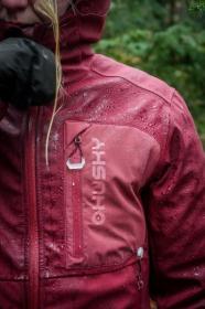 Husky Samai L bordo dámská softshell bunda