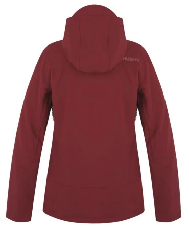 Husky Samai L bordo dámská softshell bunda